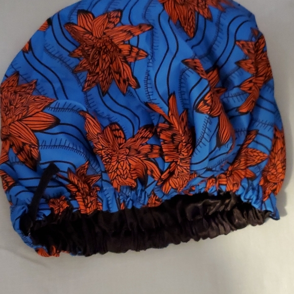 NWT XL African Pattern Print Adjustable Sleep Cap - Picture 3 of 9